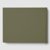 Livre D'or Moderne écriture minimaliste personnalisée mariage (Verso)