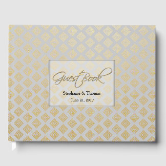 Livre d'or moderne et Mariage gris