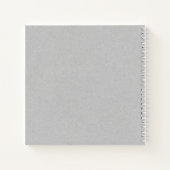 Livre d'or moderne Faux Textured Grey Paper Budget (Dos)
