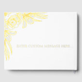 Livre d'or moderne Floral mariage (Verso)