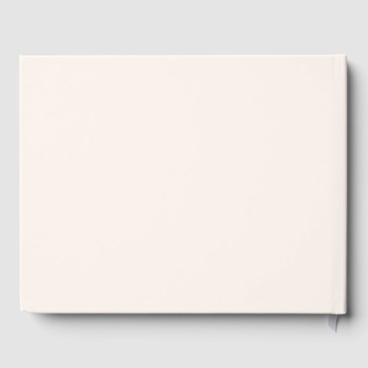 Livre D'or Moderne, Minimal, Beige, Mariage (Verso)