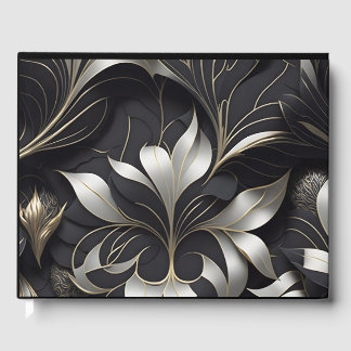 Livre d'or moderne noir