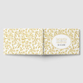 Livre d'or moderne parties scintillant feuille mar (Complet)