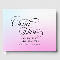Moderne Pastel Pink Cloud Neuf Baby shower