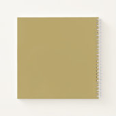 Livre d'or moderne Simple Gold White Mariage Budge (Dos)