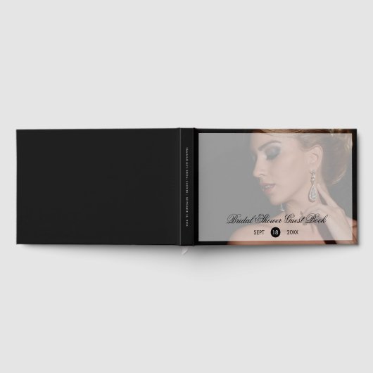 Livre D'or Moderne superposition photo noire transparente pou (Complet)
