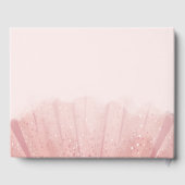 Livre D'or Moderne Sweet 16 Script Robe Anniversaire Personna (Verso)