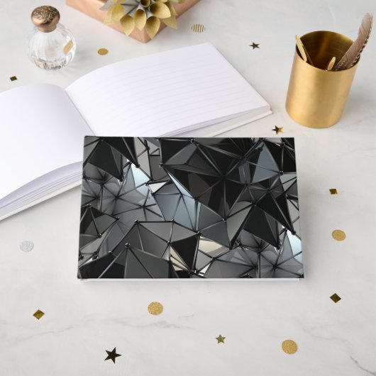 Livre D'or monochrome sans fin : (Recto ouvert)