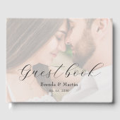 Livre D'or Monogram Photo Wedding (Recto)