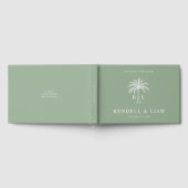 Livre D'or Monogram Wedding Logo Palm Tree (Complet)
