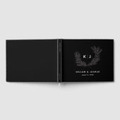 Livre D'or Monogramme distinctif noir (Complet)