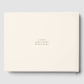 Livre D'or Monogramme Mariage Logo Monstera (Verso)