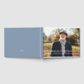 Livre D'or Monogramme Photo personnalisée sur le Mémorial à c (Complet)