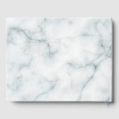 Livre D'or monogramme sur marbre blanc (Verso)