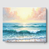 Livre D'or Morning Seascape For Memorial Service (Verso)