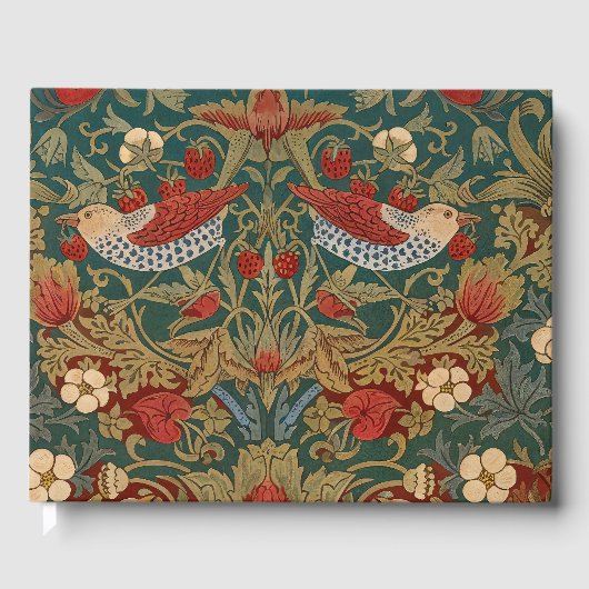 Livre D'or Morris - Voleur de fraises #2 Motif floral (Recto)