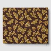 Livre D'or Moths rétro des années 1970 (Verso)