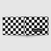 Livre D'or Motif À damiers noir et blanc (Complet)
