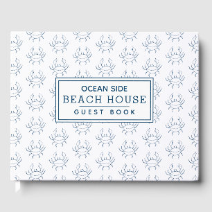 Livre D'or Motif de crabe bleu - Location de vacances à Beach