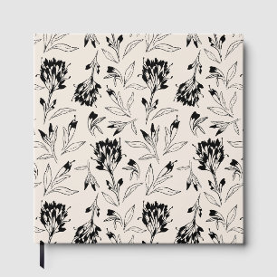 Livre D'or Motif de dessin botanique floral minimaliste moder