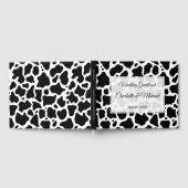 Livre D'or Motif de vache Mariage Arrière - plan (Complet)