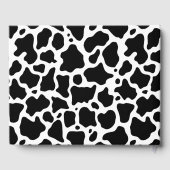 Livre D'or Motif de vache Mariage Arrière - plan (Verso)