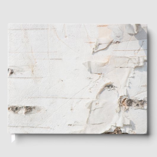 Livre D'or Motif d'écorce de bouleau (Recto)