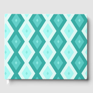 Livre D'or Motif diamant turquoise