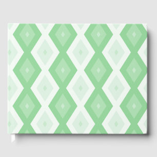 Livre D'or Motif diamant vert pomme