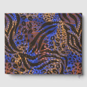 Livre D'or Motif d'impression Leopard et Zebra (Verso)