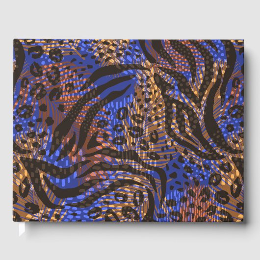 Livre D'or Motif d'impression Leopard et Zebra (Recto)