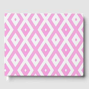 Livre D'or Motif en diamant rose et blanc