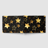 Livre D'or Motif sans couture avec étoiles d'or (Complet)