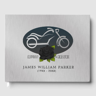 Livre D'or Moto équitation dans Heaven Funeral Guestbook