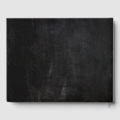 Livre D'or Moustache & Lèvres M. & Mme Black & Gold Mariage (Verso)