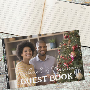 Livre D'or Mr & Mrs Mariage Photo Script élégant
