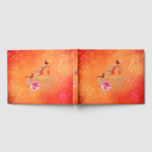 Livre D'or Musique, notes et clef avec oiseaux (Complet)