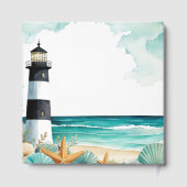 Livre D'or Nautical Lighthouse Baby Shower (Verso)