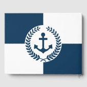 Livre D'or Nautical themed design (Verso)