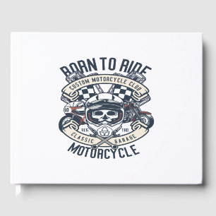 Livre D'or Né Pour Ride Motorcycle