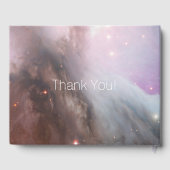 Livre D'or Nebula Orion Astronomie violet rose étoiles (Verso)