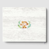 Livre d'or Neutral Safari Jungle Baby shower (Verso)