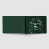 Livre D'or Night Sky Stars Celestial Emerald Green Mariage (Complet)