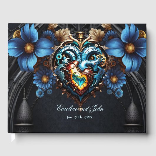 Livre D'or Noble coeur steampunk (Recto)