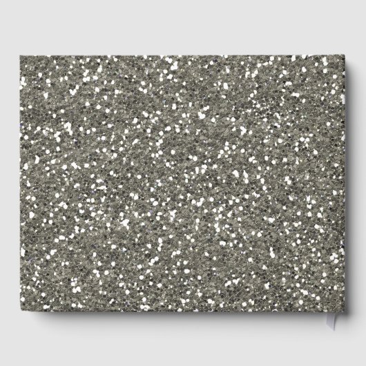 Livre D'or Noces de mariage Argent Glitter 25 ans (Verso)