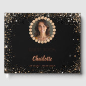 Livre d'or noir diamants de l'anniversaire (Recto)