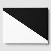 Livre D'or Noir Et Blanc Classique (Verso)