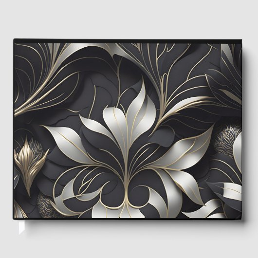 Livre d'or noir moderne (Recto)