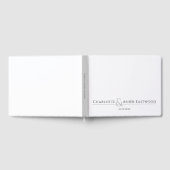 Livre D'or Nom de couple personnalisé Monogramme (Complet)