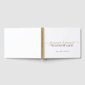 Livre D'or Nom Marié Script Or Noir (Complet)